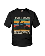 I Don't Snore Motorcycle Youth T-Shirt thumbnail