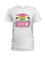 White Girl 5th grade Future grad Ladies T-Shirt thumbnail