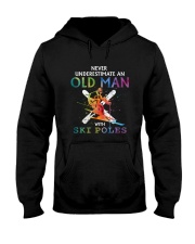 Skiing Never old man Hooded Sweatshirt thumbnail