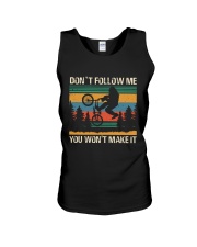 Bigfoot BMX Riding Won't Make It Unisex Tank thumbnail
