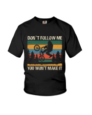 Bigfoot BMX Riding Won't Make It Youth T-Shirt thumbnail