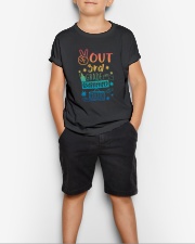 3rd grade Peace Out Youth T-Shirt lifestyle-youth-tshirt-front-1