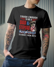Pit Bull Dad rock them both Classic T-Shirt lifestyle-mens-crewneck-front-6