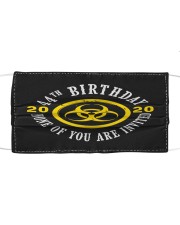 44th Birthday None invited Cloth face mask thumbnail