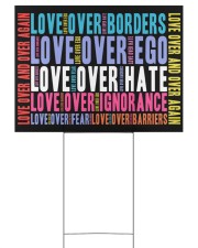 Love word art yard sign Yard Signs tile