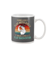 Badminton Real Girls Play Mug thumbnail