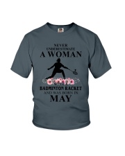 Badminton Woman Love Shirt Youth T-Shirt thumbnail
