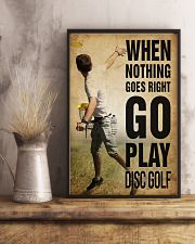 Disc Golf Nothing Goes Right 11x17 Poster lifestyle-poster-3