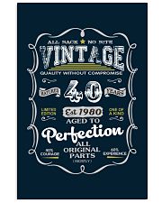 Vintage 1980 Edition 40th Birthday Gift 24x36 Poster thumbnail