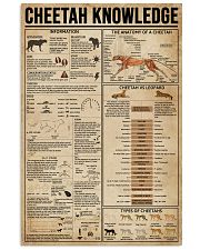 Cheetah Knowledge 16x24 Poster front