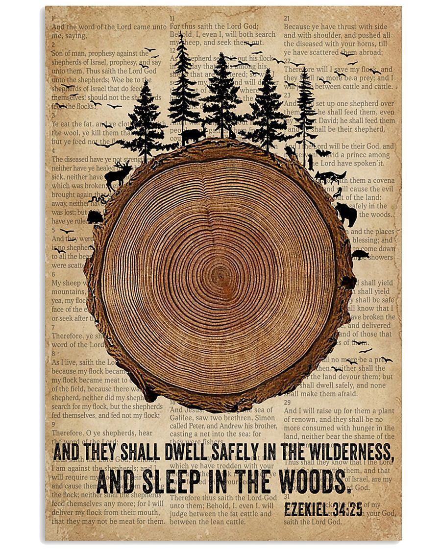 Bible Camping Come To The Woods 11x17 Poster