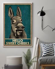 Hello Sweet Cheeks Laugh Donkey 16x24 Poster lifestyle-poster-1