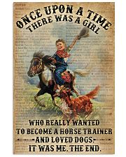 Dictionary Horse Trainer Girl Love Dog 11x17 Poster front
