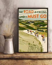 The Road Is Calling Cycling 11x17 Poster lifestyle-poster-3
