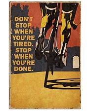 Vintage Don't Stop Cycling 11x17 Poster front