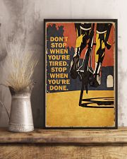 Vintage Don't Stop Cycling 11x17 Poster lifestyle-poster-3