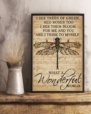 Music Sheet And I Think Dragonfly 11x17 Poster lifestyle-poster-3