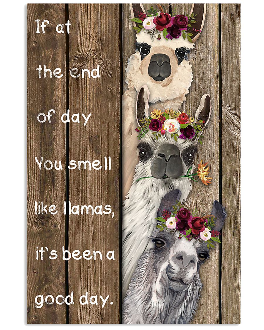 Wood Piece You Smell Like Llama 11x17 Poster