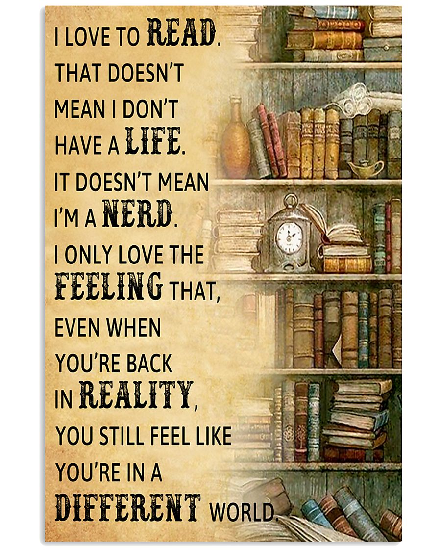 I Love To Read 11x17 Poster