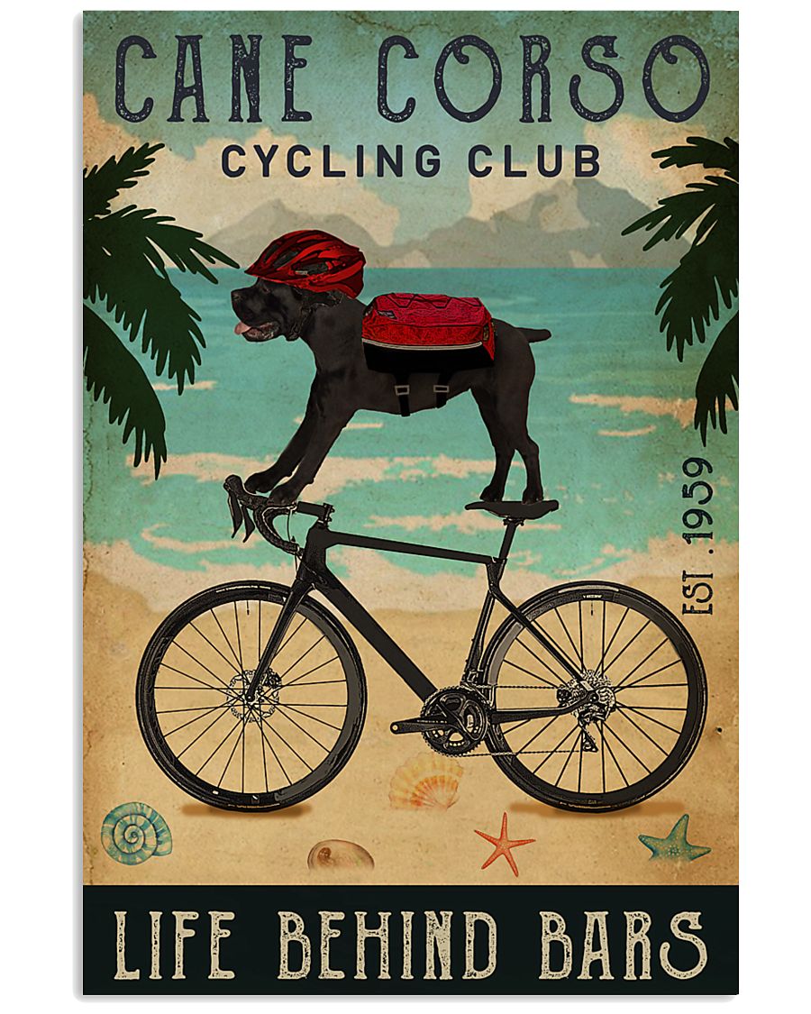 Cycling Club Cane Corso 11x17 Poster
