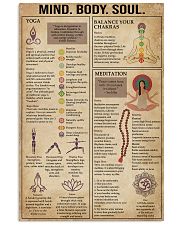 Meditation Yoga Poster Yoga 11x17 Poster front
