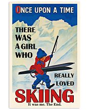 Once Upon A Time Skiing Brown Haired Girl 16x24 Poster front