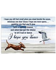I Hope You Dance Dachshund 17x11 Poster front