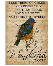 Music Sheet And I Think Bluebird 11x17 Poster front