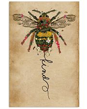 Bee Kind Floral 11x17 Poster front