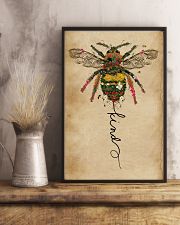 Bee Kind Floral 11x17 Poster lifestyle-poster-3