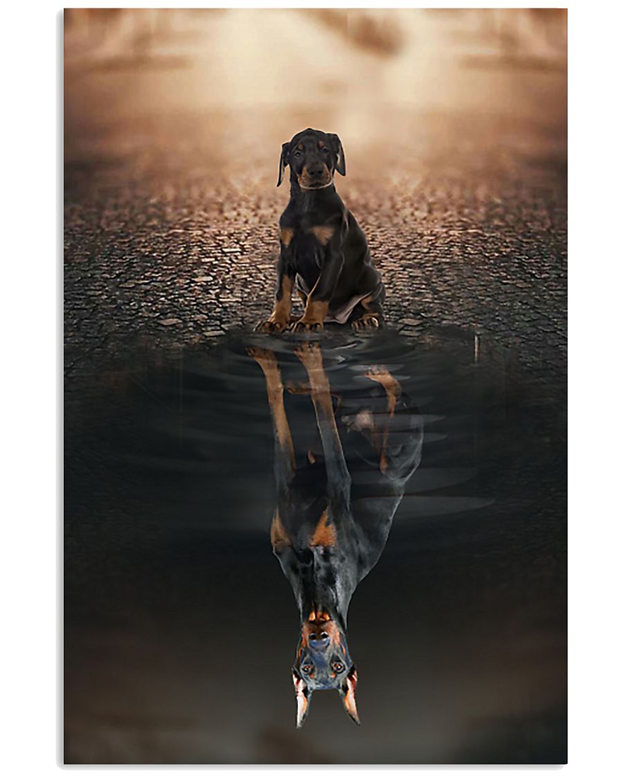 Doberman Pinscher Believe In Yourself 16x24 Poster