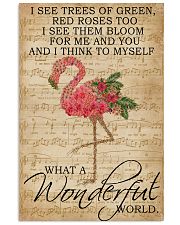 Music Sheet And I Think Flamingo 11x17 Poster front