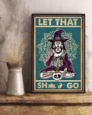 Retro Let That Witch Yoga 11x17 Poster lifestyle-poster-3