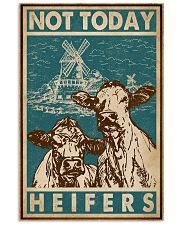 Retro Green Not Today Heifers 11x17 Poster front