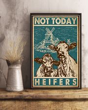 Retro Green Not Today Heifers 11x17 Poster lifestyle-poster-3