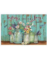 Green Pallet Dragonfly Today I Choose Joy 17x11 Poster front