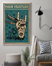 Retro Hair Hustler Hairstylist 11x17 Poster lifestyle-poster-1