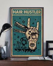 Retro Hair Hustler Hairstylist 11x17 Poster lifestyle-poster-2