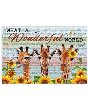 Music Sheet Wonderful World Giraffe 17x11 Poster front
