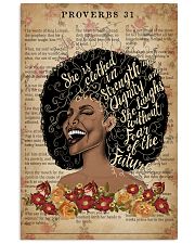She Is Clothed With Strength Black Girl 11x17 Poster front
