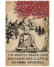 Buddha Yoga And Litter Go Yourself 16x24 Poster front