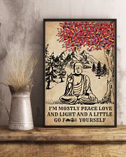 Buddha Yoga And Litter Go Yourself 16x24 Poster lifestyle-poster-3