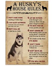 A Husky House Rules 11x17 Poster front