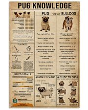 Knowledge Pug 11x17 Poster front