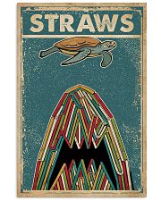 Vintage Straws Shark Sea Turtle 11x17 Poster front