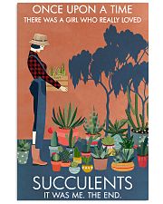 Vintage Once Upon A Time Succulent 16x24 Poster front