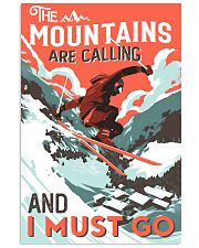The Mountains Are Calling Skiing 16x24 Poster front
