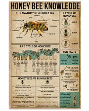 Honey Bee Knowledge 16x24 Poster front