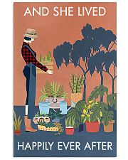 Vintage And She Lived Happily Gardening 16x24 Poster front