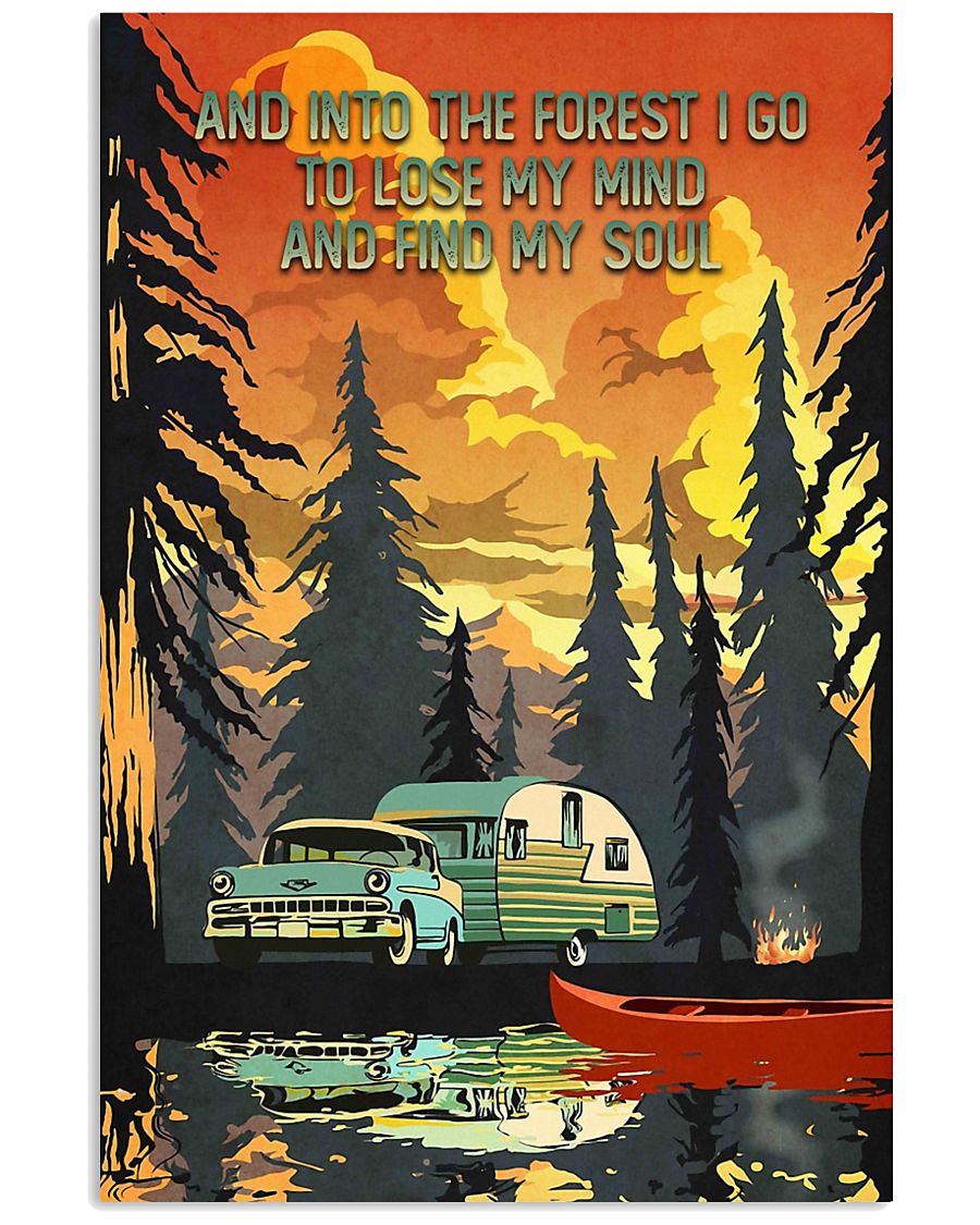 And Into The Forest Camping 11x17 Poster